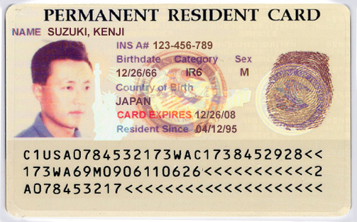 Where do I find my class of admission on my permanent resident card? Yahoo Answers